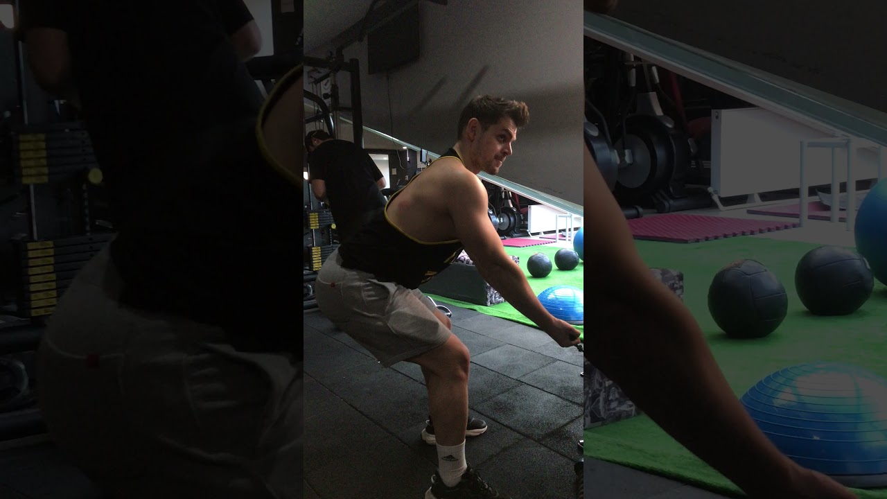 Standing Low Cable Row