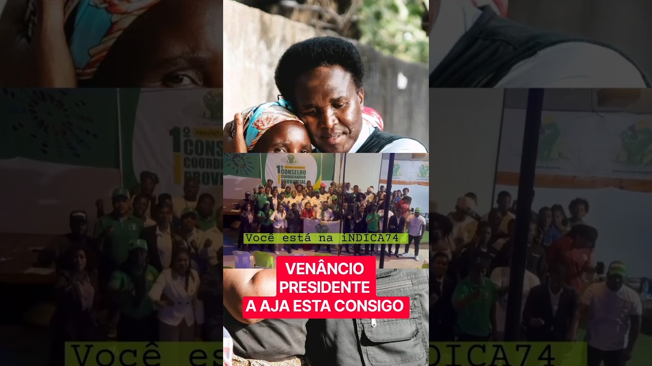 VENÂNCIO PRESIDENTE O POVO ESTA CONSIGO #anamola #indica74 #moçambique #actualidade #notícia