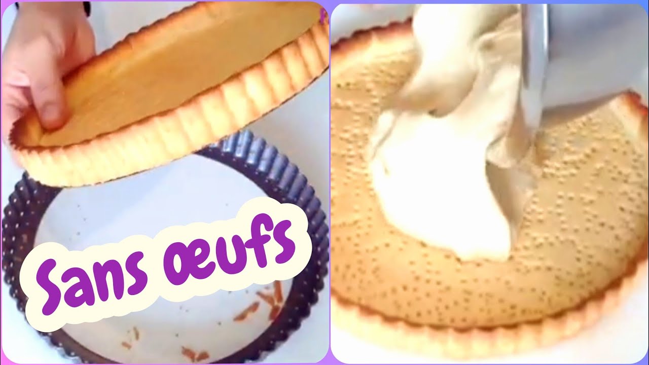 Une recette de fond de tarte SANS ŒUFS