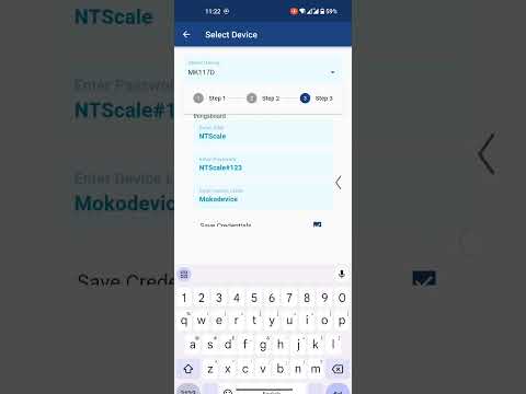 Mobile App (Flutter) for controlling and configuration of Mk117D - video from NistantriTech