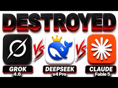 DeepSeek V4 Pro vs Claude Fable 5 vs Grok 4.6