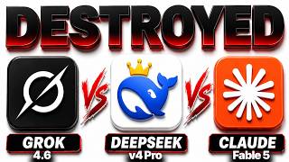 DeepSeek V4 Pro vs Claude Fable 5 vs Grok 4.6