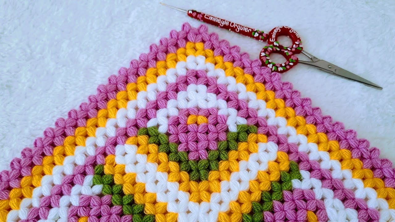 2025💜hiç kimsede yok 🧶muhteşem tasarım #howtocrochet #karelif #tığişiörgüler #colors #enyenilifmodel