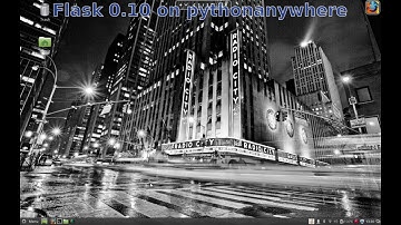 Flask 0.10 on pythonanywhere.com
