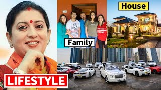 Famous Smriti Irani Lifestyle 2023, Age, Income, House, Car, Family, Career, Husband, Biography & Net Worth Net Worth