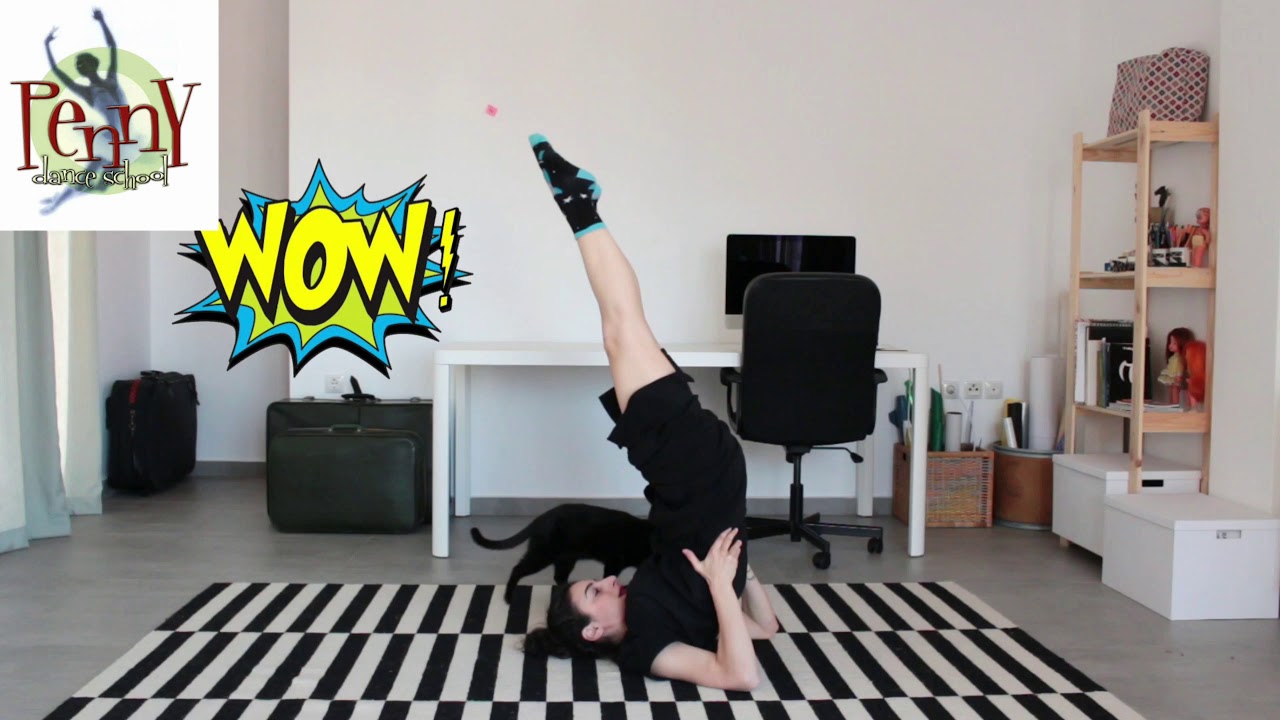 Penny dance school-Danai Panou contemporary home class/beginners tutorial