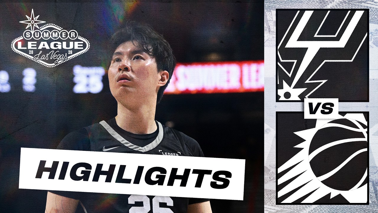 Highlights: Spurs Finish 2026 NBA Summer League 4-1 with Final Win vs. Phoenix