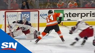 Sean Couturier Pulls Off The Nikita Kucherov "No Move" Against Elvis Merzlikins