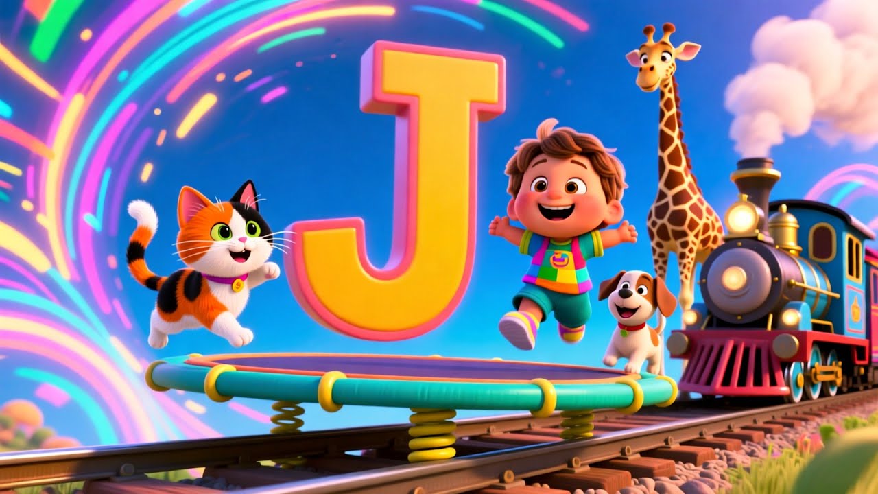 Magic ABC Train Ride 🚂✨ | Learn Alphabet for Kids | Fun ABC Learning Adventure