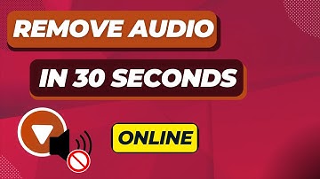 How to Remove Audio/Sound from Video 🔇- Delete Audio from Video Online