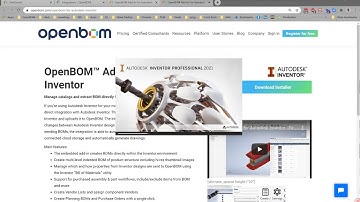 VIDEO: Installing OpenBOM Add-in For Autodesk Inventor