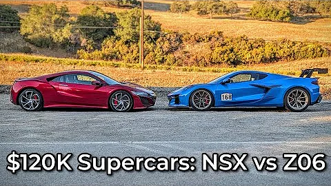 2017 Acura NSX vs 2025 Chevrolet Corvette Z06 - Head to Head Review!