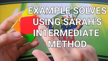 Skewb example solves using Sarah