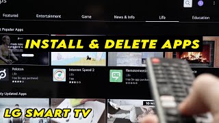 LG Smart TV: How to Install & Uninstall Apps