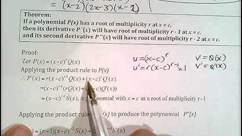 Multiple Roots of Polynomials (old booklet p9-11)