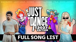 Just Dance 2027 Edition  Song List fanmade