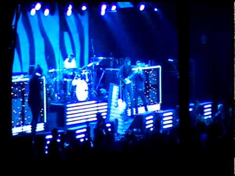 The Killers performing Mr Brightside at the Rail Event Center in Salt Lake City on March 3rd 2010 during the Omniture Summit 10.