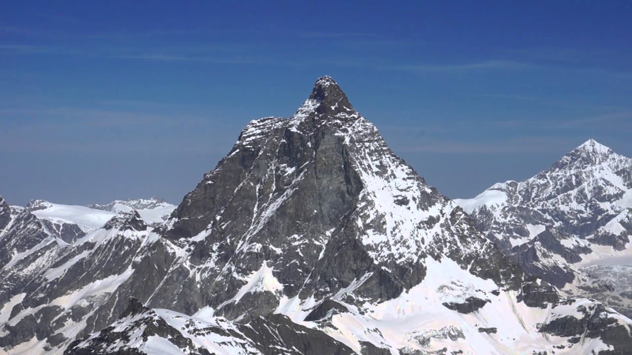 View of east side Matterhorn from Klein Matterhorn, Zermatt