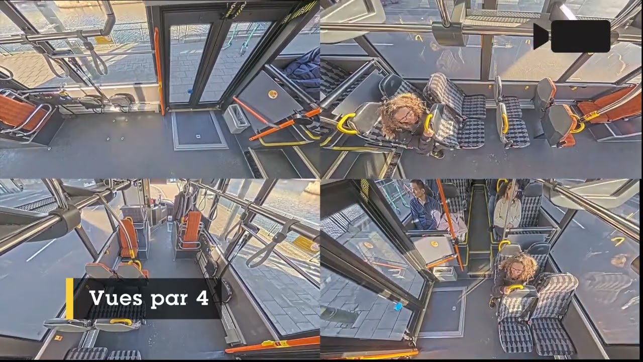Caméras panoramiques embarquées pour la surveillance des bus