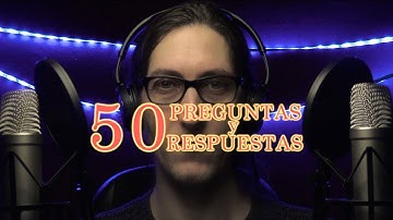 [ASMR Español] 50 Preguntas y Respuestas (soft spoken + rain)