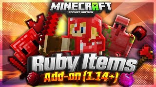 Ruby items add-on para minecraft pe 1.14 y 1.16 screenshot 5