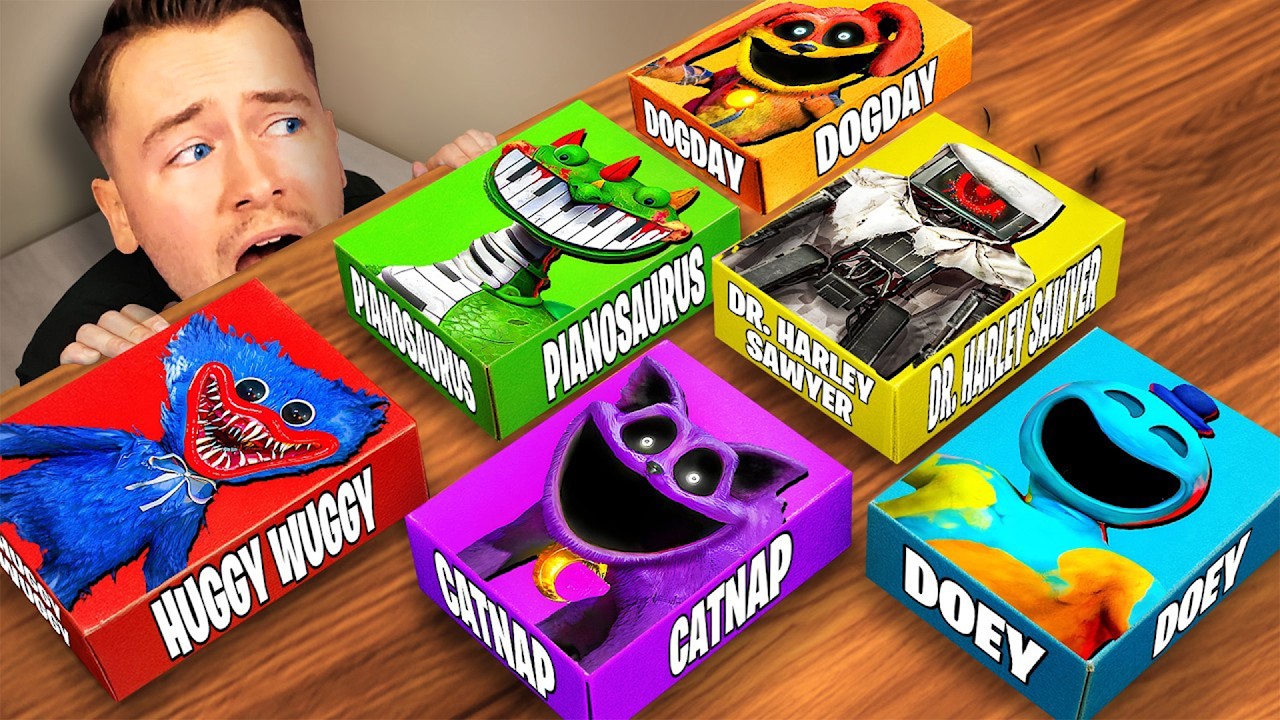 Öffne NIEMALS alle MYSTERY POPPY PLAYTIME BOXEN um 3 UHR NACHTS...