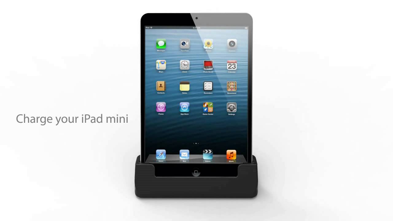 Case Compatible USB Desktop AC Charger Dock Cradle for Apple iPad mini