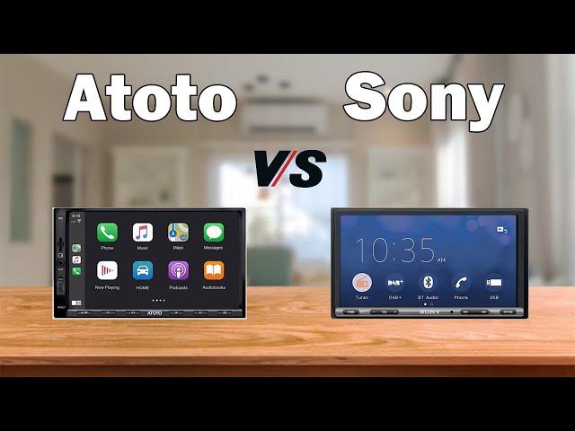 Sony AX3005 VS Atoto Starter Head Unit Comparison 
