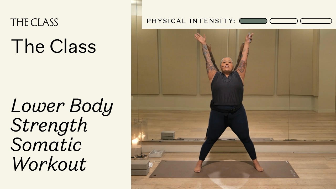 Lower Body Strength Somatic Workout with Amanda | The Class - YouTube