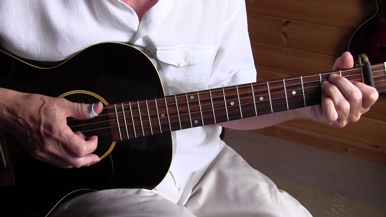 "Mean Ol' Frisco" Fingerpicking Blues Lesson TAB avl. open