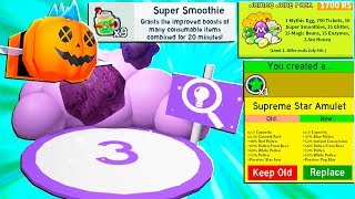 SUPREME STAR AMULET + MYTHIC METEOR SHOWER + SUPER SMOOTHIE Roblox Bee Swarm Simulator Update