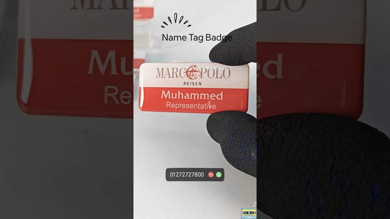 نيم تاج اكريليك لجميع الاستخداماتAcrylic nametag