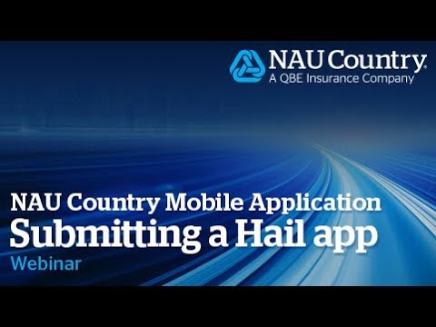 NAU Country Mobile App: Submitting Hail Applications