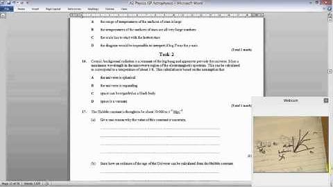 EDEXCEL Physics Unit 5 Astrophysics ISP TASK 2 - Distance to stars and Hubbles Law