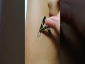 Make tattoo aa on hand with pen tattoo art diytattoo