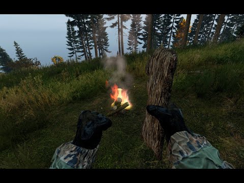 DayZ Как развести костер без спичек (Гайд для кепочек)