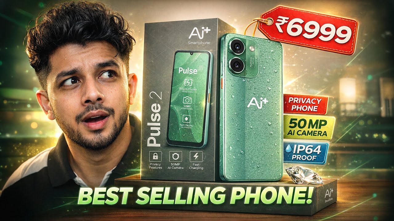 ₹6999 Budget King? AI+ Pulse 2 First Impressions 🔥 Made in India Smartphone!