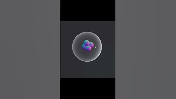 3d Atom in spline #shorts #spline #ui #uiux #3d