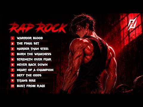 Warrior Blood | Hard Rap Rock  Workout Music ⚔️ Beast Mode Gym Motivation