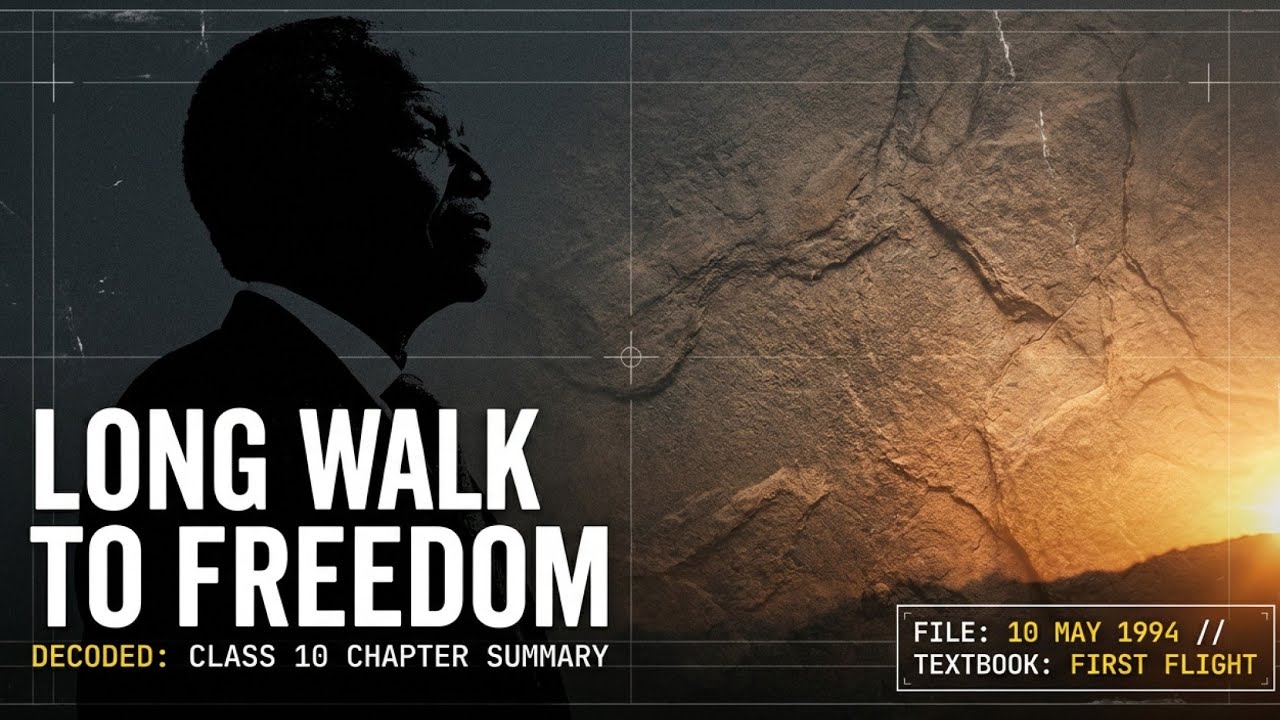 Nelson Mandela: Long Walk to Freedom Class 10 English | Full Chapter Summary | Exam Special 