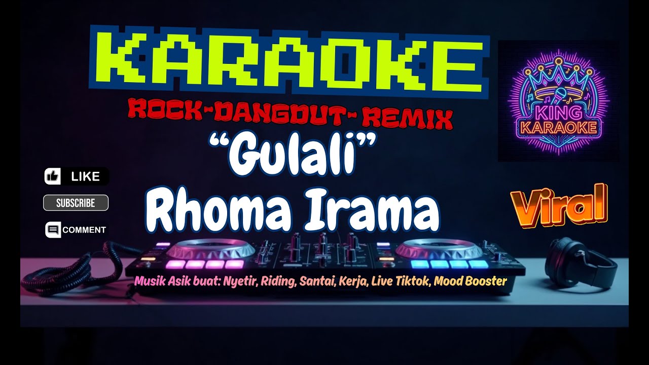 Karaoke Gulali - Rhoma Irama Terbaru Rock Dangdut Remix