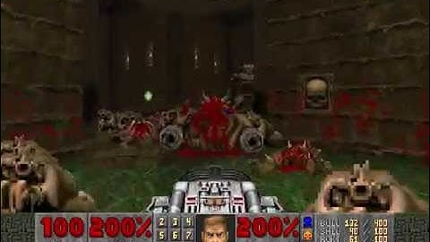 Doom 2 Combat Shock Level 3 UV with 95.24% in 34:08 (Furnace