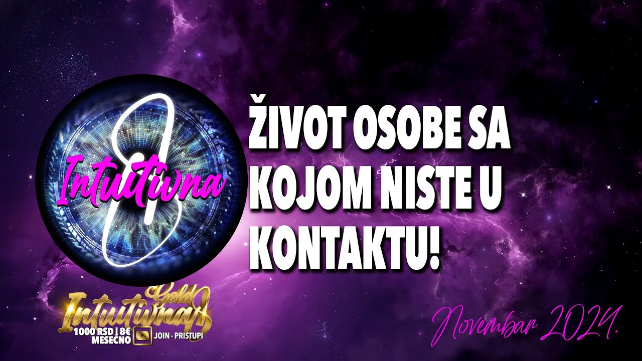 🌟ŽIVOT OSOBE SA KOJOM NISTE U KONTAKTU!🌟 Tarot citanje 🔮 Tematsko otvaranje  @Intuitivna8