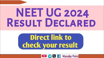 How to check NEET 2024 result | NEET result kaise dekhe |