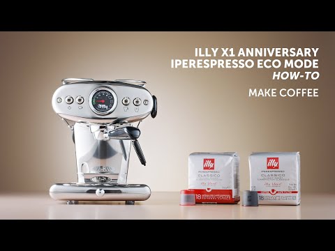 Making coffee with your X1 Anniversary IPERESPRESSO ECO MODE