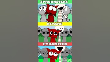 Incredibox Sprunksters MROONA VS Sprunki Retake MROONA VS Sprunki Pyramixed MROONA
