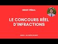 Ref:AsLdudLPqtc Le concours re el d'infractions