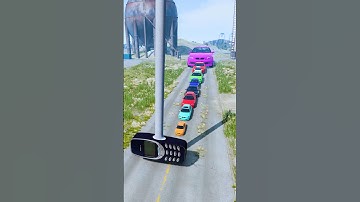 Small To Giant Colorfull Cars Vs Hammer #Ep-112