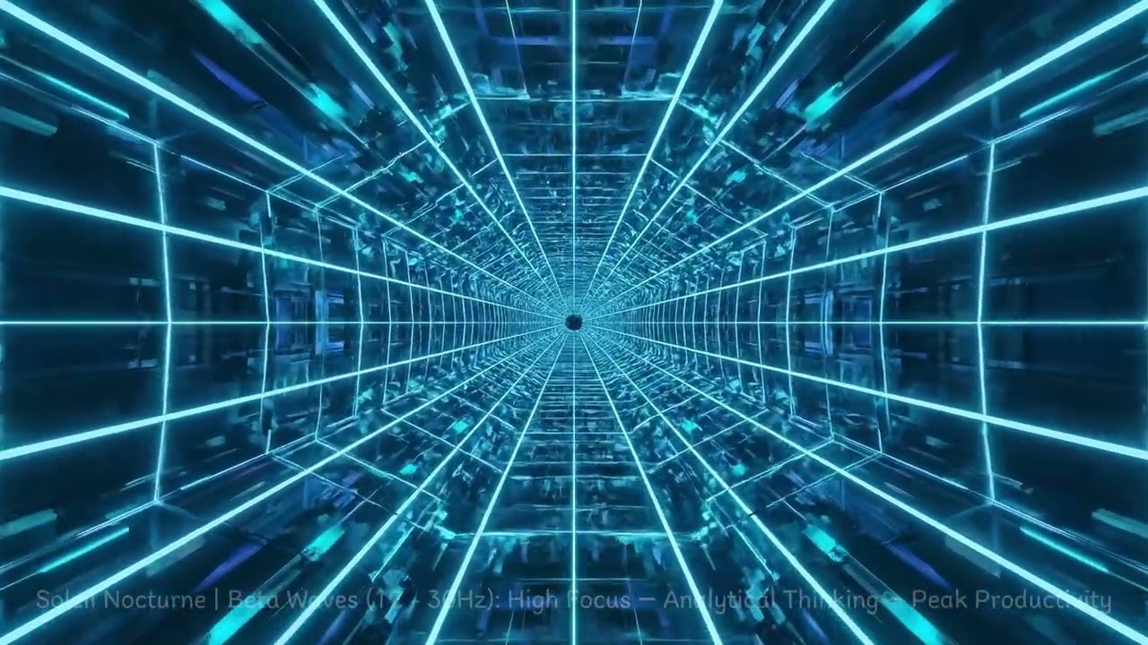 Beta Flow Engine - Beta Waves (12 - 30Hz) & 639Hz: Peak Focus & Productivity | Soliel Nocturne