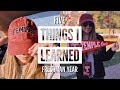 5 THINGS I LEARNED FRESHMAN YEAR OF COLLEGE